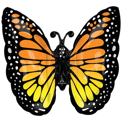 Anagram 25 inch MONARCH BUTTERFLY GLOW Foil Balloon 47664-01-A-P