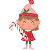 49 inch MERRY CHRISTMINTS ELF - LA Balloons
