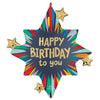 Anagram 27 inch SATIN BIRTHDAY BLAST Foil Balloon 49042-01-A-P
