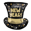 Anagram 24 inch NYE TOP HAT BASH Foil Balloon 49415-01-A-P