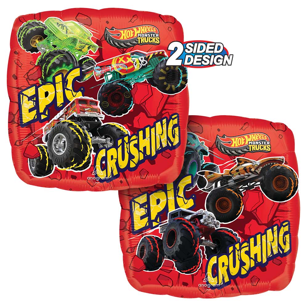 17 inch HOT WHEELS MONSTER TRUCKS