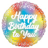 Anagram 18 inch BIRTHDAY GLITZ Foil Balloon 49788-01-A-P