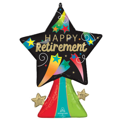 Anagram 23 inch HAPPY RETIREMENT Foil Balloon 49843-01-A-P