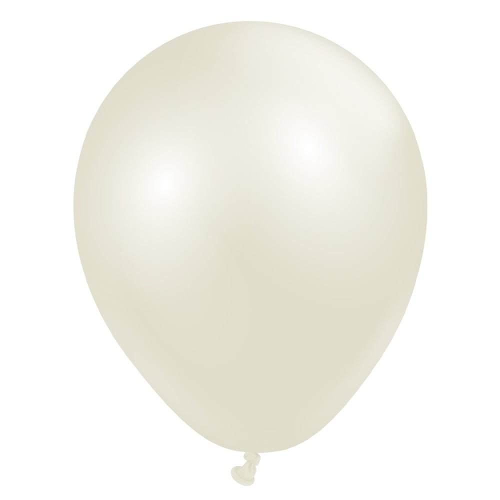 5 inch KALISAN AURA IVORY WHITE - LA Balloons