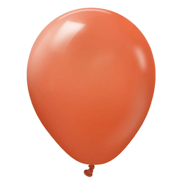 5 inch KALISAN RETRO RUST ORANGE - LA Balloons