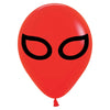 5 inch LUCHADOR MASK - FASHION RED - LA Balloons