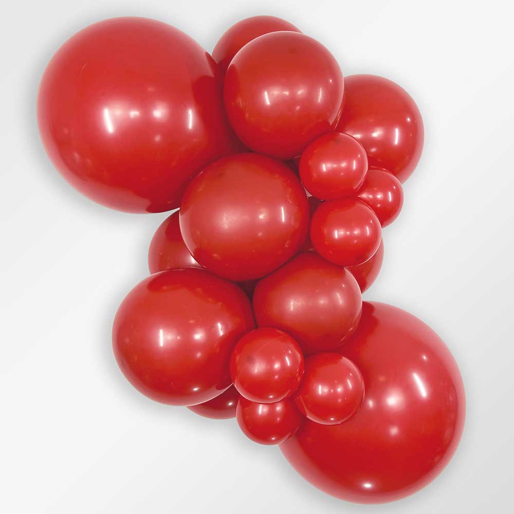 11 Inch Sempertex Deluxe Imperial Red Latex Balloons 53525 - LA Balloons