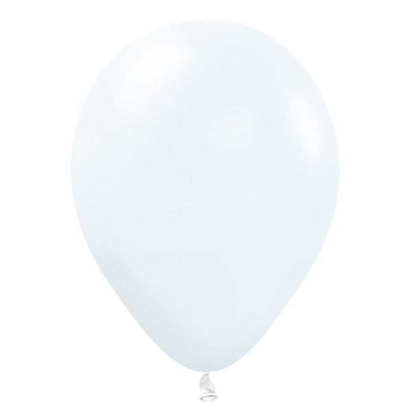 5 inch SEMPERTEX FASHION WHITE - LA Balloons