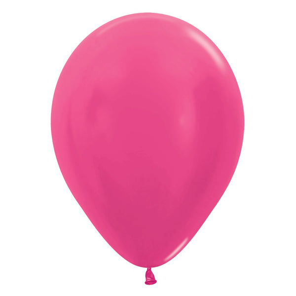 5 inch SEMPERTEX METALLIC FUCHSIA - LA Balloons
