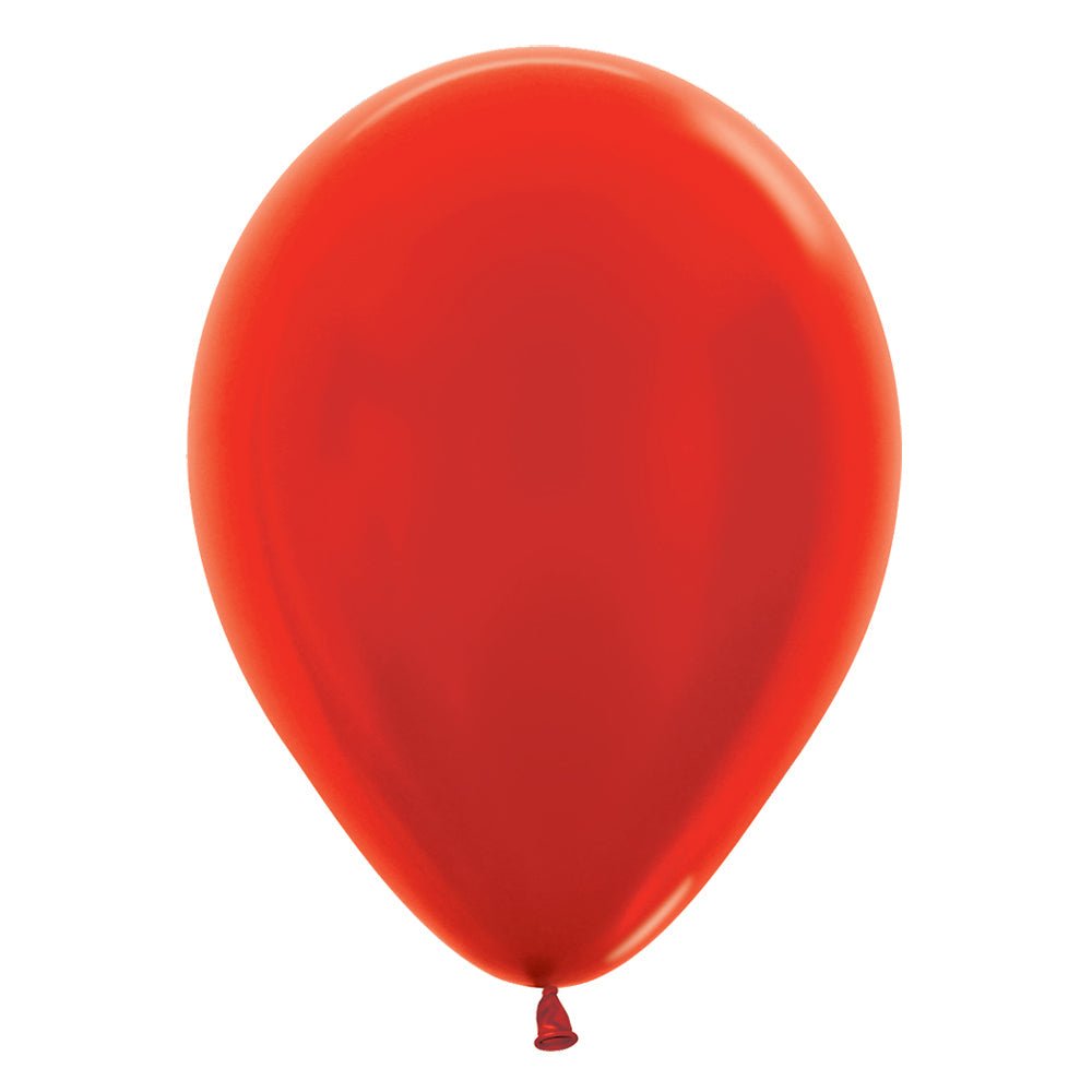 5 inch SEMPERTEX METALLIC RED - LA Balloons