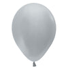 5 inch SEMPERTEX METALLIC SILVER - LA Balloons