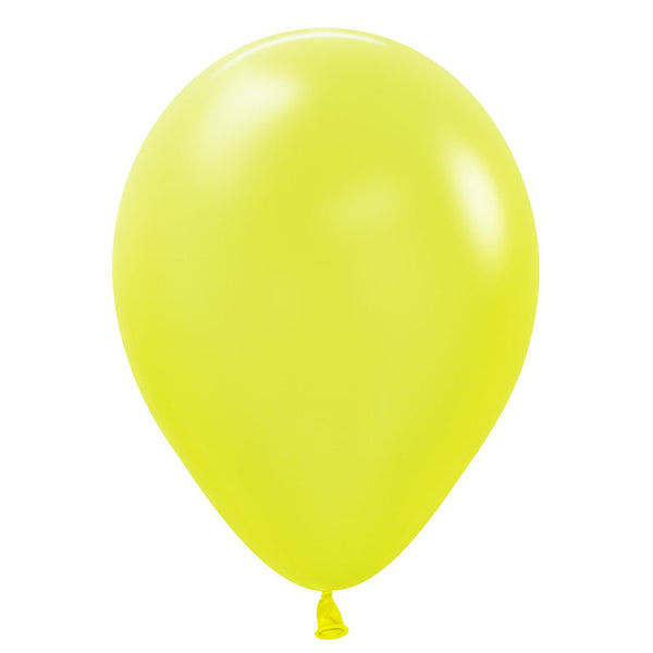 5 inch SEMPERTEX NEON YELLOW - LA Balloons