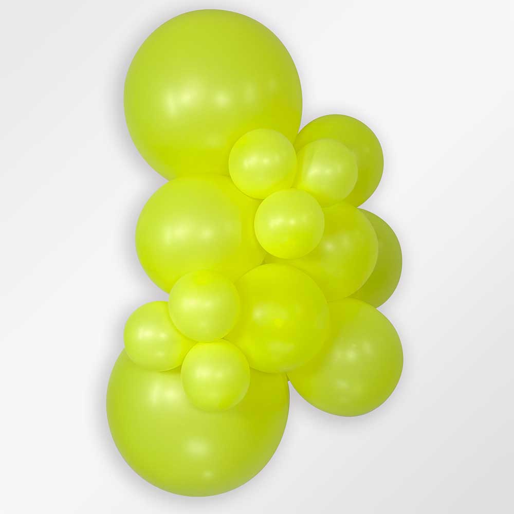 5 inch SEMPERTEX NEON YELLOW - LA Balloons