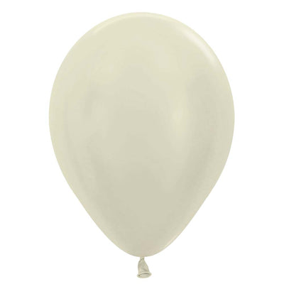 5 inch SEMPERTEX PEARL IVORY - LA Balloons