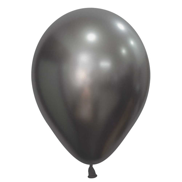 5 inch SEMPERTEX SILK MIDNIGHT GREY - LA Balloons