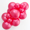 5 inch TUFTEX METALLIC FUCHSIA - LA Balloons