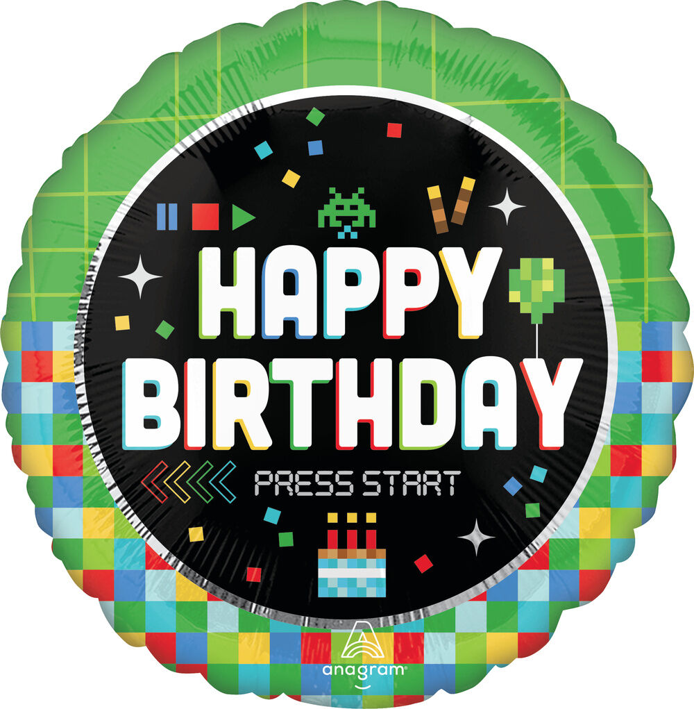 18 inch 8 BIT BIRTHDAY