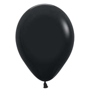 Sempertex 5 inch SEMPERTEX DELUXE BLACK Latex Balloons 51014-B