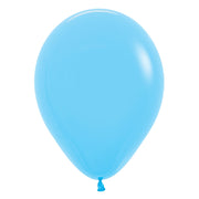 Sempertex 5 inch SEMPERTEX FASHION LIGHT BLUE Latex Balloons 51018-B