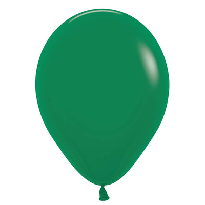 Sempertex 5 inch SEMPERTEX FASHION FOREST GREEN Latex Balloons 51024-B