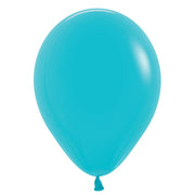 Sempertex 5 inch SEMPERTEX DELUXE TURQUOISE BLUE Latex Balloons 51031-B