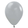 Sempertex 5 inch SEMPERTEX DELUXE GREY Latex Balloons 51033-B