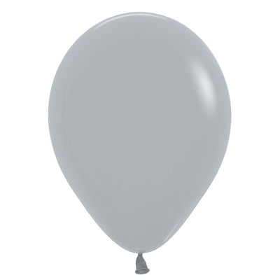 Sempertex 5 inch SEMPERTEX DELUXE GREY Latex Balloons 51033-B