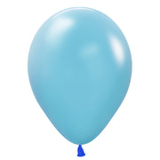 Sempertex 5 inch SEMPERTEX NEON BLUE Latex Balloons 51054-B