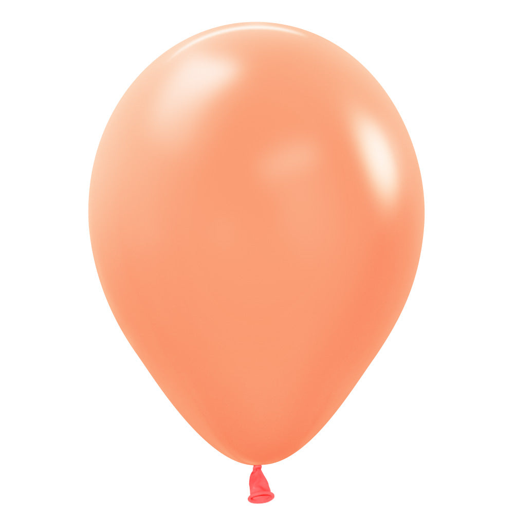 Sempertex 5 inch SEMPERTEX NEON ORANGE Latex Balloons 51055-B
