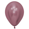 Sempertex 5 inch SEMPERTEX REFLEX PINK Latex Balloons 51141-B