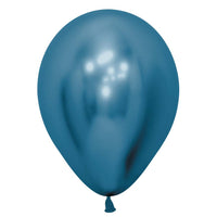 Sempertex 5 inch SEMPERTEX REFLEX BLUE Latex Balloons 51143-B
