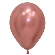 Sempertex 5 inch SEMPERTEX REFLEX ROSE GOLD Latex Balloons 51147-B