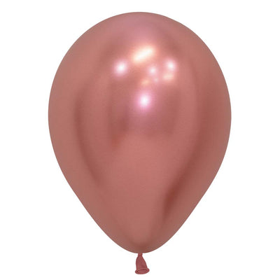 Sempertex 5 inch SEMPERTEX REFLEX ROSE GOLD Latex Balloons 51147-B
