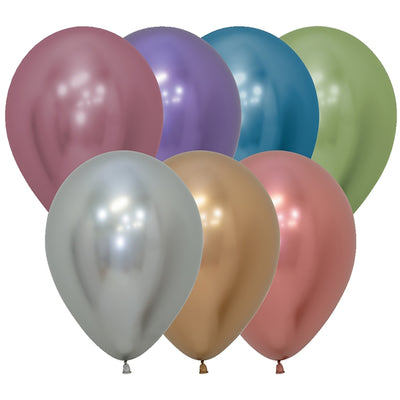 Sempertex 5 inch SEMPERTEX REFLEX ASSORTMENT Latex Balloons 51153-B