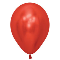 Sempertex 5 inch SEMPERTEX REFLEX CRYSTAL RED Latex Balloons 51155-B