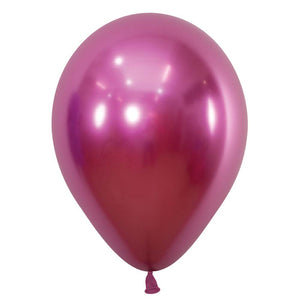 Sempertex 5 inch SEMPERTEX REFLEX FUCHSIA Latex Balloons 51156-B