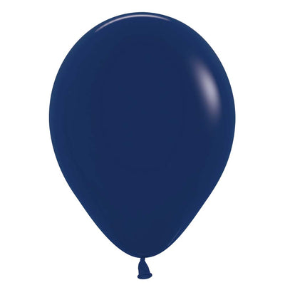 Sempertex 5 inch SEMPERTEX FASHION NAVY BLUE Latex Balloons 51170-B