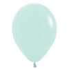 Sempertex 5 inch SEMPERTEX PASTEL MATTE GREEN Latex Balloons 51176-B