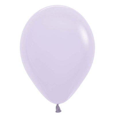 Sempertex 5 inch SEMPERTEX PASTEL MATTE LILAC Latex Balloons 51178-B