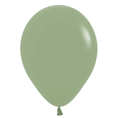 Sempertex 5 inch SEMPERTEX DELUXE EUCALYPTUS GREEN Latex Balloons 51360-B