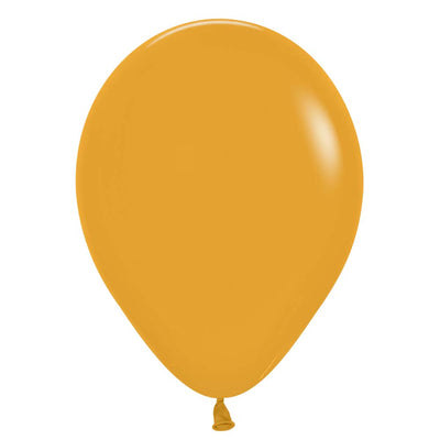 Sempertex 5 inch SEMPERTEX DELUXE MUSTARD Latex Balloons 51369-B