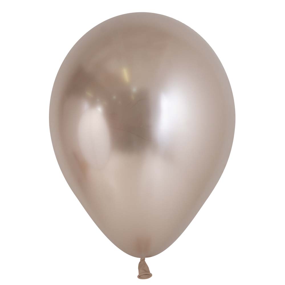 Sempertex 5 inch SEMPERTEX REFLEX CHAMPAGNE Latex Balloons 51426-B