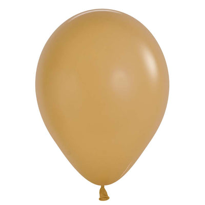 Sempertex 5 inch SEMPERTEX DELUXE LATTE Latex Balloons 51428-B