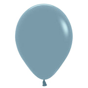 Sempertex 5 inch SEMPERTEX PASTEL DUSK BLUE Latex Balloons 51507-B