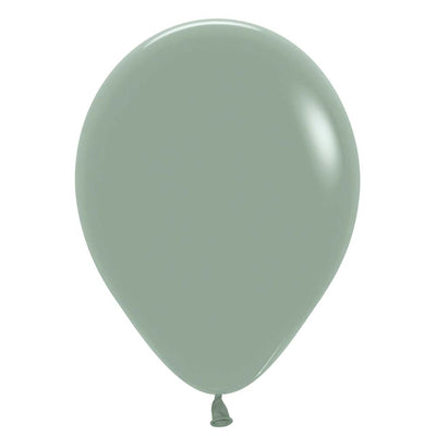 Sempertex 5 inch SEMPERTEX PASTEL DUSK LAUREL GREEN Latex Balloons 51509-B