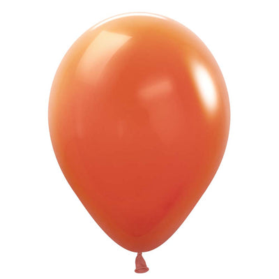 Sempertex 5 inch SEMPERTEX DELUXE SUNSET ORANGE Latex Balloons 51528-B