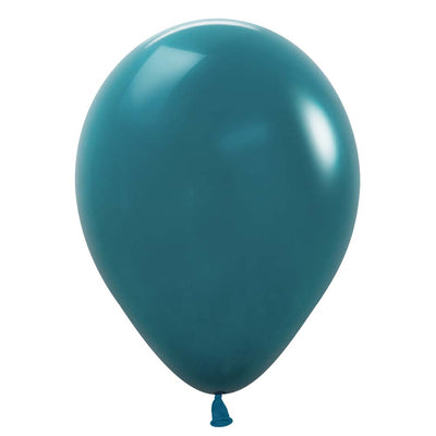 Sempertex 5 inch SEMPERTEX DELUXE DEEP TEAL Latex Balloons 51529-B