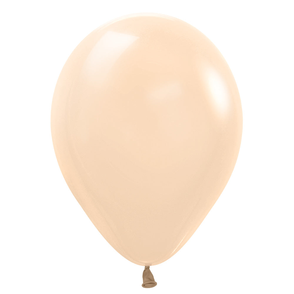 Sempertex 5 inch SEMPERTEX PASTEL MATTE MALIBU PEACH Latex Balloons 51531-B