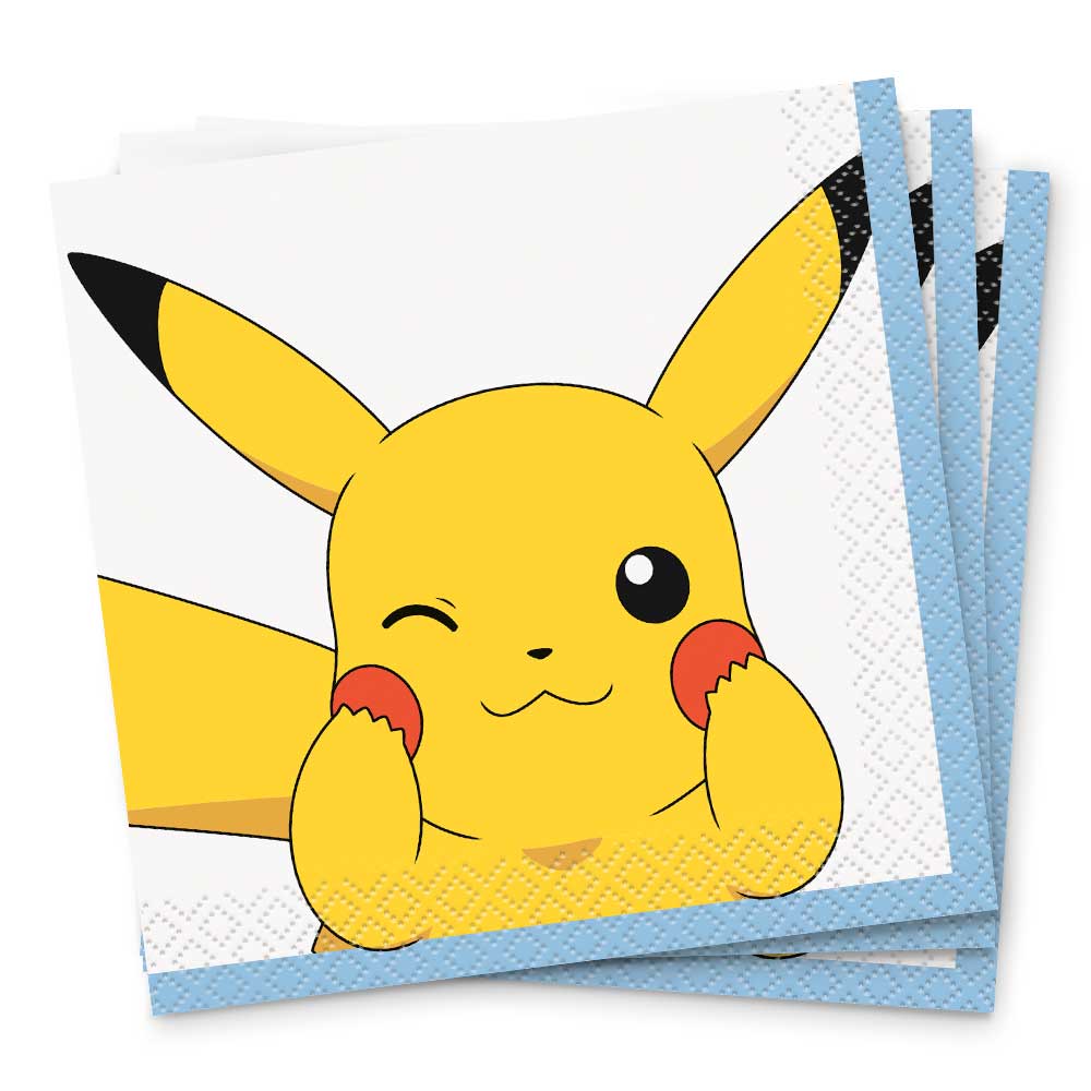 POKEMON BEVERAGE NAPKINS (16 PK)