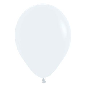 Sempertex 11 inch SEMPERTEX FASHION WHITE Latex Balloons 53002-B